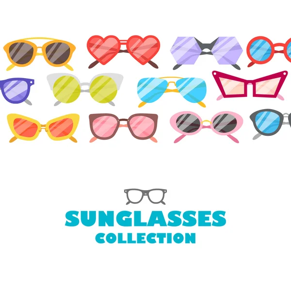 güneş gözlüğü Icons set