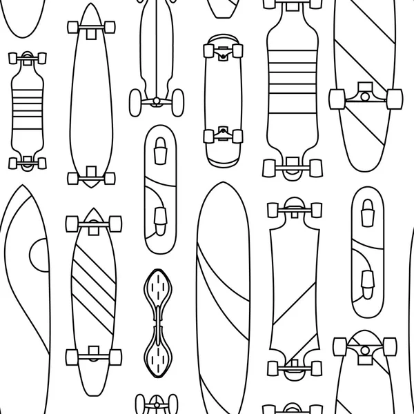 Skateboarden planken thema illustratie — Stockvector