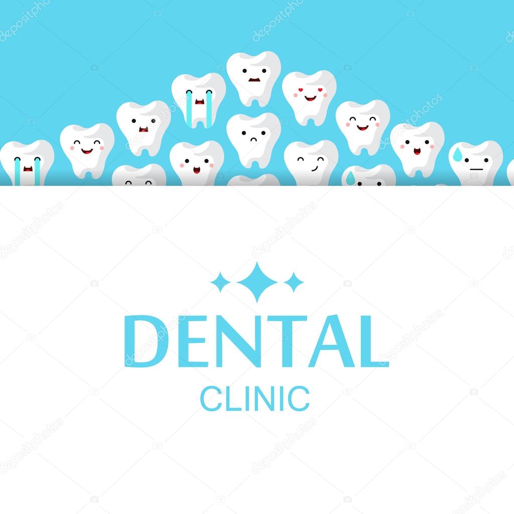 Wallpaper dental clinic Vector Art Stock Images | Depositphotos