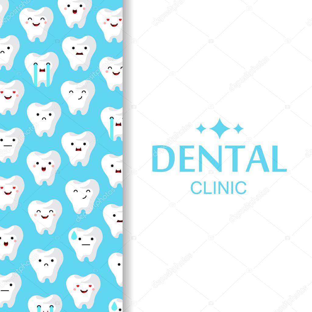Wallpaper dental clinic Vector Art Stock Images | Depositphotos