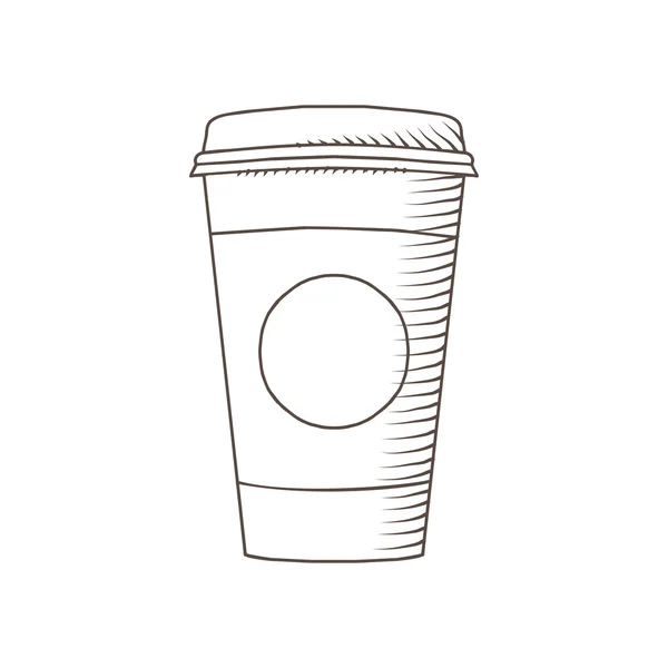 Illustratie koffiebeker — Stockvector