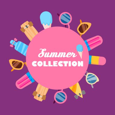 Yaz koleksiyonu arka plan