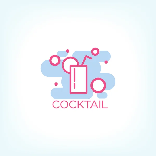 Conception de concept de logo Cocktail — Image vectorielle