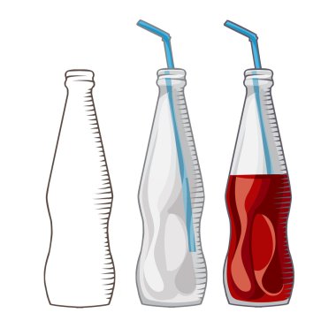 Ağaç cam şişe pipet ile