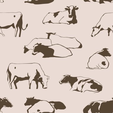 Seamlesscows clipart