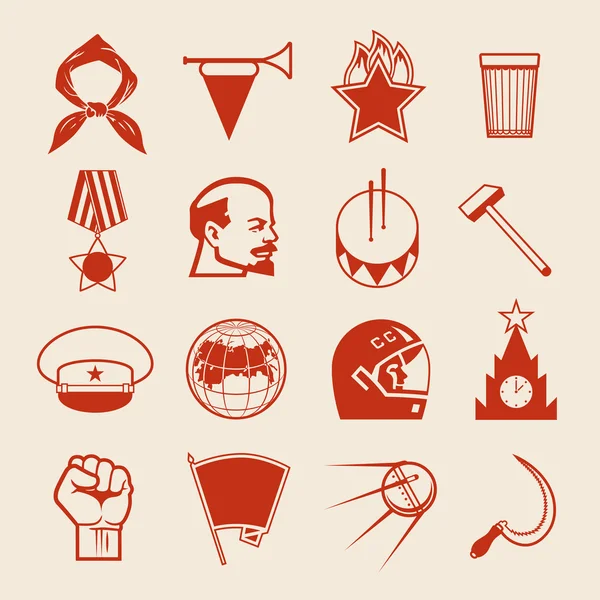 ソ連 icons0 — ストックベクタ