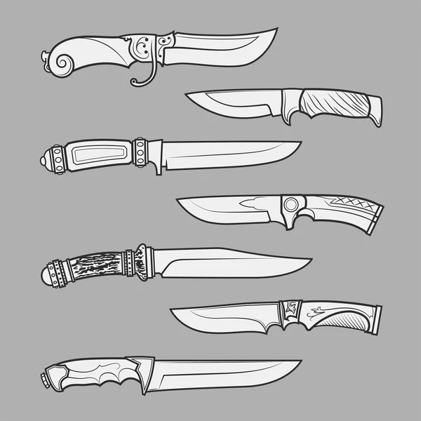 Knives1 — Stockvector