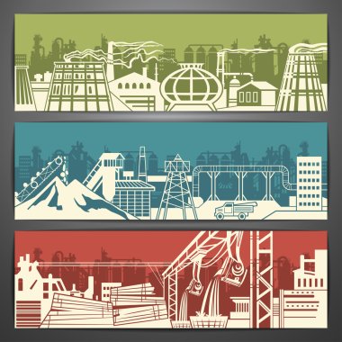 Metallurgy banners 1 clipart
