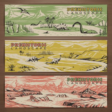 Dino banners 1 vector Dino banners 1 vector