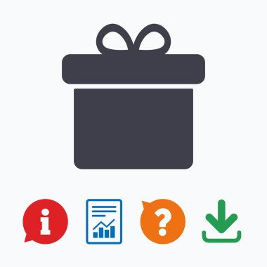 hediye kutusu işareti simgeleri