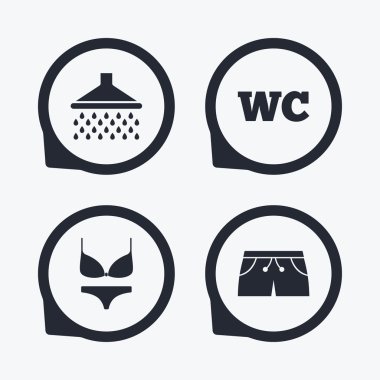 Yüzme Havuzu simgeler.