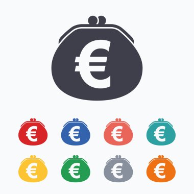 M-cüzdan euro işareti simgeleri