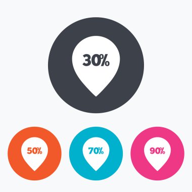 Satılık işaretçisini etiket simgeler.