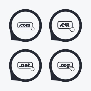 üst düzey etki alanları işaretleri.