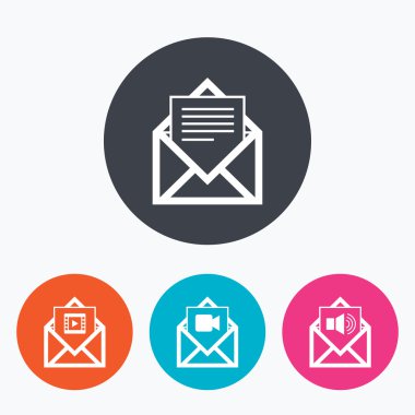 posta zarf simgeleri.