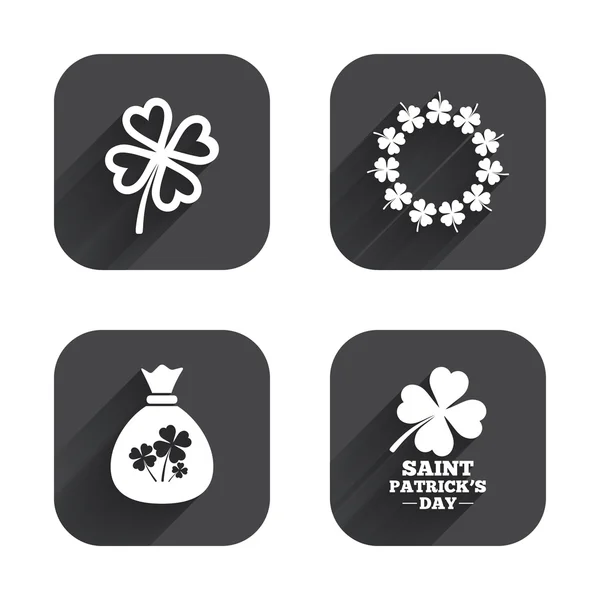 Saint Patrick day icons — Stock Vector