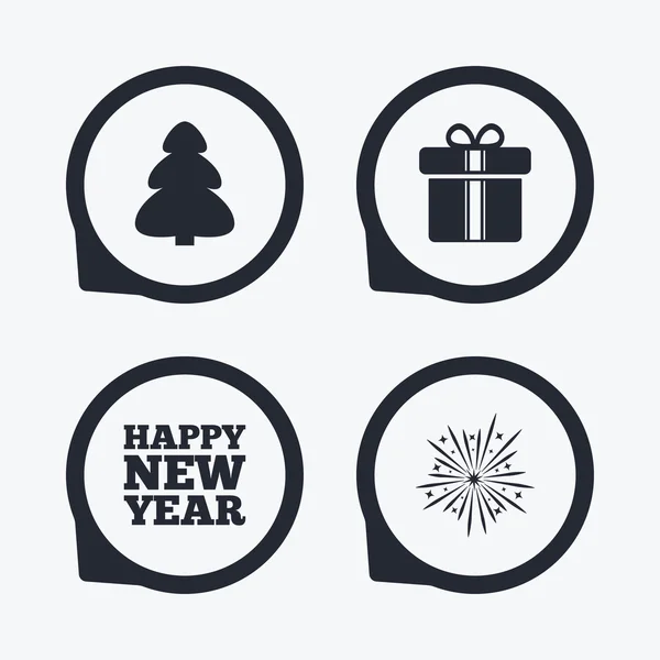 Bonne année signes — Image vectorielle