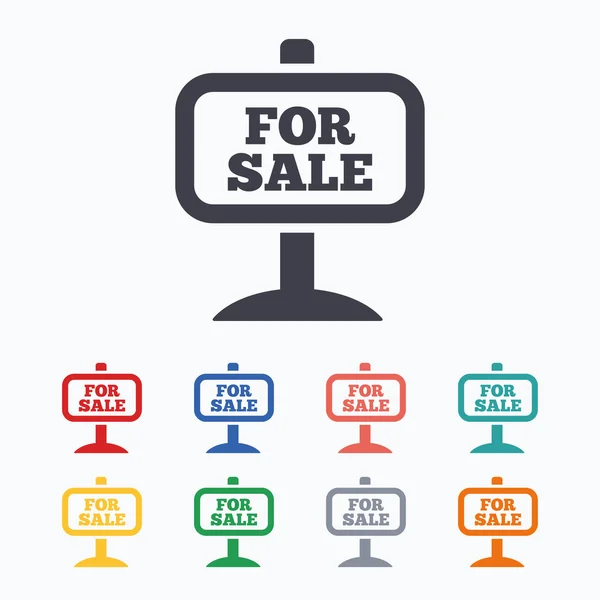 Ícones de sinal de venda — Vetor de Stock