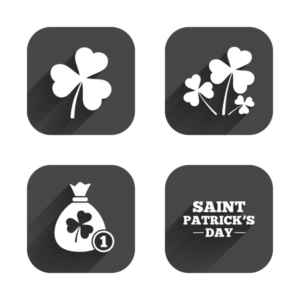 Saint Patrick day icons. — Stockvector