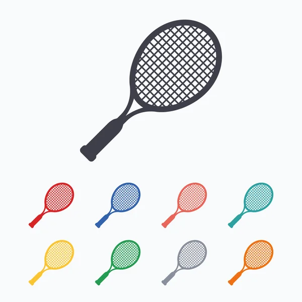 Tennisschläger-Zeichen — Stockvektor