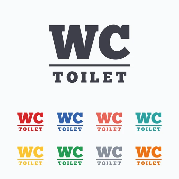 WC Panneaux de toilette — Image vectorielle