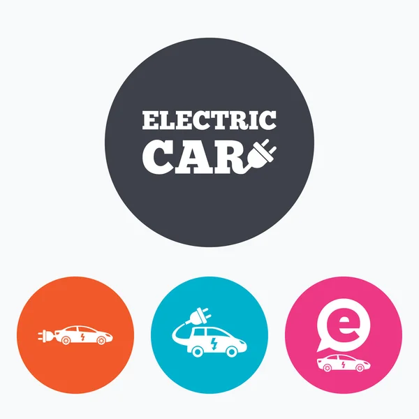 Sinais elétricos do carro —  Vetores de Stock