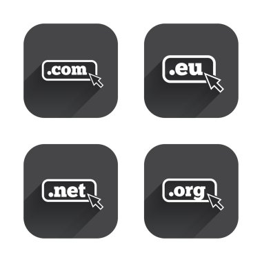 üst düzey etki alanları işaretleri.