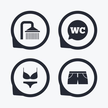 Yüzme Havuzu simgeler.