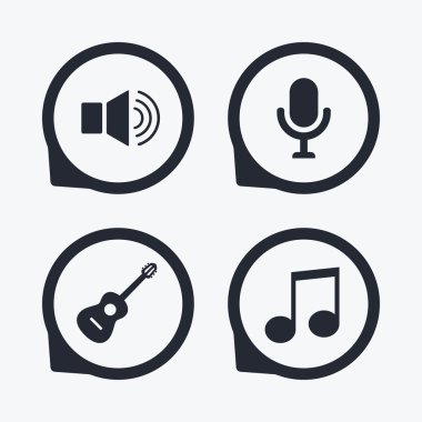 müzikal öğeleri simgeler