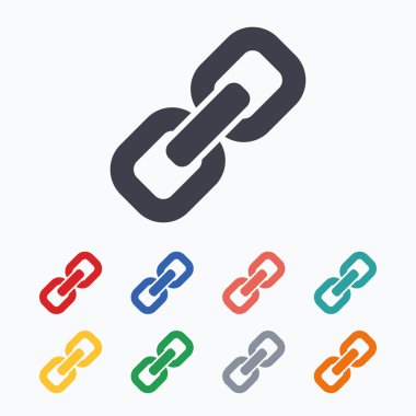 bağlantı işareti simgeleri