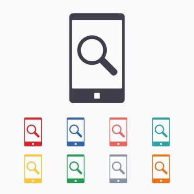 Smartphone işareti simgesini arayın. sembol bulmak.