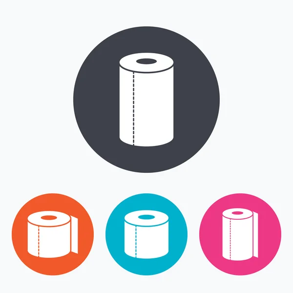 Toilet paper icons — Stock Vector