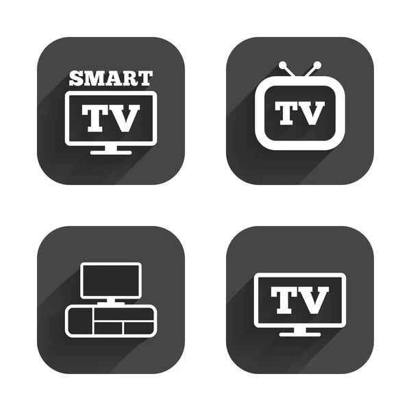 Smart TV mode icons — Stock Vector