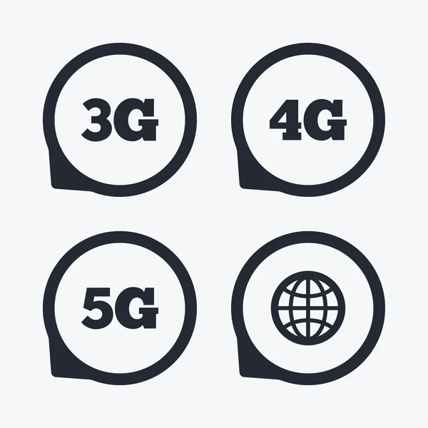 Mobile telecommunications icons. — Stock Vector