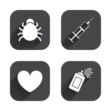 Hata ve aşı işaretleri.