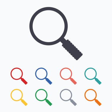 Büyüteç cam işaretleri