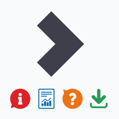 ok işareti simgesi.