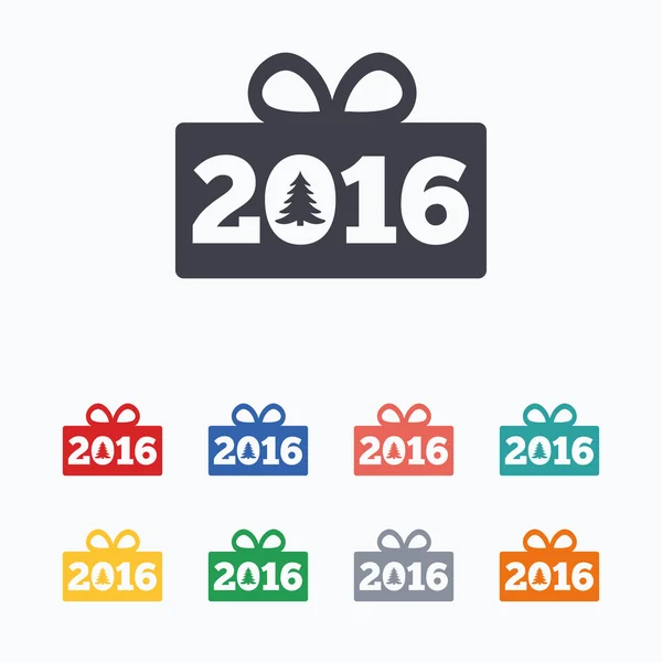 Happy new year 2016 signs — Stockový vektor