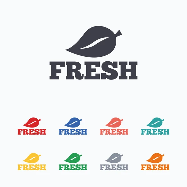 Fresh product signs — Stock Vector