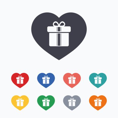 hediye kutusu işareti simgeleri