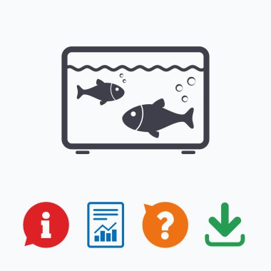 Akvaryum işareti simgesi.