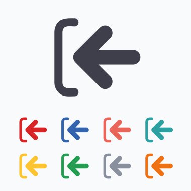 Oturum açma işareti simgeleri