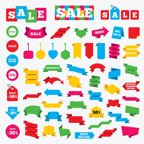 Sale icons. Special offer — Stock Vector