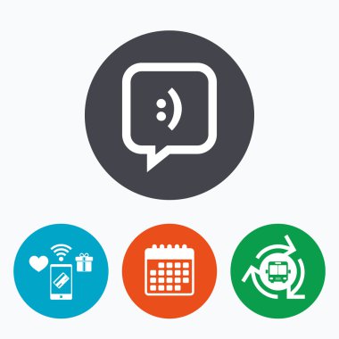 sohbet işareti simgesi.