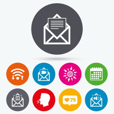 posta zarf simgeleri.