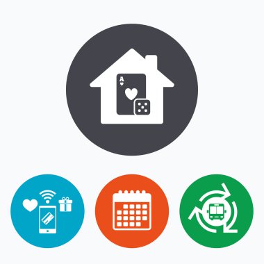 Casino işareti simgesi.