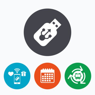 USB işareti simgesi.