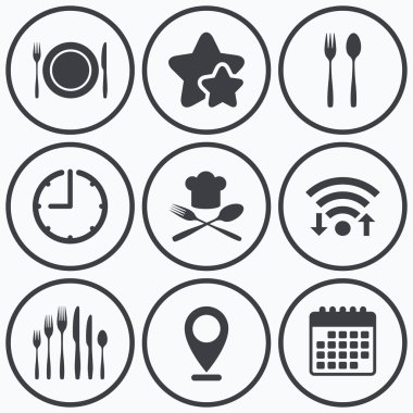 Tabak çanak çatal ile ve bıçaklar