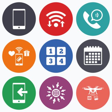 Telefon simgeleri. Çağrı Merkezi