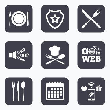 Tabak çanak çatal ile ve bıçaklar